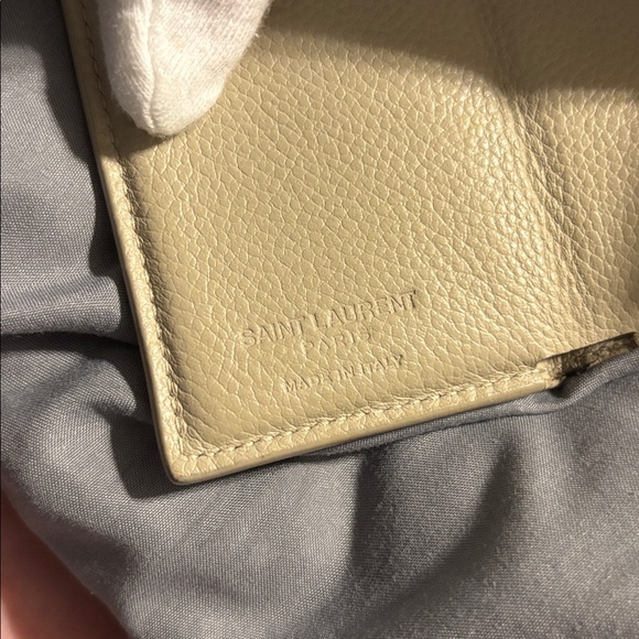 YSL Gray Compact  Wallet - Picture 12 of 12